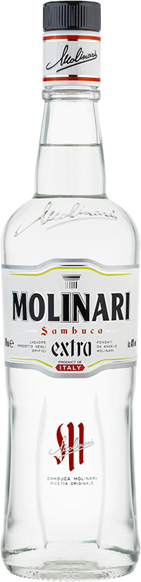 Sambuca Molinari Extra Liqueur 40% 0,7 l (čistá fľaša)