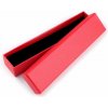 Krabička na šperky 4,5x21 cm - 1 ks 2 červená trblietavé Krabička na šperky 4,5x21 cm - 1 ks 2 červená trblietavé