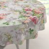 Biante Bavlnený okrúhly obrus Sandra SA-704 Maľované ružovo-červené kvety na sivom Ø 90 cm Biante Bavlnený okrúhly obrus Sandra SA-704 Maľované ružovo-červené kvety na sivom Ø 90 cm