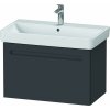 Duravit No. 1 skrinka 74x42.6x47.8 cm závesná kúpeľňová skrinka pod umývadlo grafitová N14283049490000 Duravit No. 1 skrinka 74x42.6x47.8 cm závesná kúpeľňová skrinka pod umývadlo grafitová N14283049490000
