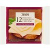 Tesco Tavený plátkový syr so syrom Cheddar 12 x 16,67 g Tesco Tavený plátkový syr so syrom Cheddar 12 x 16,67 g