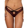 Sexy tangá V-10028 čierna/červená - Axami M Sexy tangá V-10028 čierna/červená - Axami M
