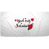 Sablio Uterák Buď môj Valentín - 50x100 cm Sablio Uterák Buď môj Valentín - 50x100 cm
