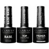 Claresa Hybridná sada na nechty: Báza, Top No Wipe, Bezkyselinový Primer Claresa Hybridná sada na nechty: Báza, Top No Wipe, Bezkyselinový Primer