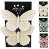 Ozdoba s klipom motýľ 13x9 cm sada 2 ks mix Ozdoba s klipom motýľ 13x9 cm sada 2 ks mix