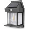 ENTAC Vonkajšie solárne svetlo LED lampáš 1,4 W, teplá farba svetla ENTAC Vonkajšie solárne svetlo LED lampáš 1,4 W, teplá farba svetla