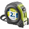 Extol Craft Meter zvinovací, pogumovaný, 1xbrzda, 2m, šírka pásu 16mm
