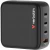 Verbatim Mini GaN Charger 140W mit Display 3xUSB-C +1xA 30240 Verbatim Mini GaN Charger 140W mit Display 3xUSB-C +1xA 30240