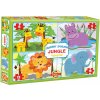 Dohány puzzle Junior Jungle 4 Zvieratká z džungle 502-10 Dohány puzzle Junior Jungle 4 Zvieratká z džungle 502-10