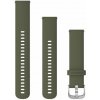 Garmin náhradní řemínek 20mm zelená / strieborná, 010-12924-11 Garmin náhradní řemínek 20mm zelená / strieborná, 010-12924-11