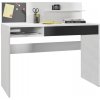Tempo Kondela PC stôl s magnetickou tabuľou, biela/čierna, IMAN Tempo Kondela PC stôl s magnetickou tabuľou, biela/čierna, IMAN