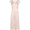 Naf Naf Dlhé šaty KLUDIVINE Ružová Naf Naf Dlhé šaty KLUDIVINE Ružová