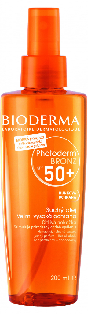 Bioderma Photoderm Bronz suchý olej na opaľovanie Dry Oil SPF50+ 200 ml
