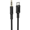 Borofone kábel AUX BL25B Nice – USB-C na jack 3,5mm – 1 meter čierny Borofone kábel AUX BL25B Nice – USB-C na jack 3,5mm – 1 meter čierny