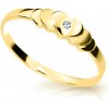 Cutie Jewellery Pôvabný prsteň zo žltého zlata Z6813-1876-10-X-1 65 mm Cutie Jewellery Pôvabný prsteň zo žltého zlata Z6813-1876-10-X-1 65 mm