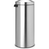 Oceľový odpadkový kôš v matne striebornej farbe 30 l Flame Guard – Brabantia Oceľový odpadkový kôš v matne striebornej farbe 30 l Flame Guard – Brabantia