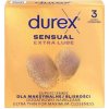 Durex Sensual Extra Lube kondomy, 3 ks Durex Sensual Extra Lube kondomy, 3 ks
