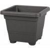 Euro3plast QUADRATO antracit 27x27x21 cm Euro3plast QUADRATO antracit 27x27x21 cm