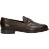Hnedé dámske kožené mokasíny typu penny loafers veľ. 38 Hnedé dámske kožené mokasíny typu penny loafers veľ. 38