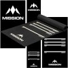 Gumený koberec pre šípkárov Mission Heavy Duty Pro Level 290×60cm, čierny Gumený koberec pre šípkárov Mission Heavy Duty Pro Level 290×60cm, čierny