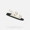Geox J Sandal Foammentera biela čierna
