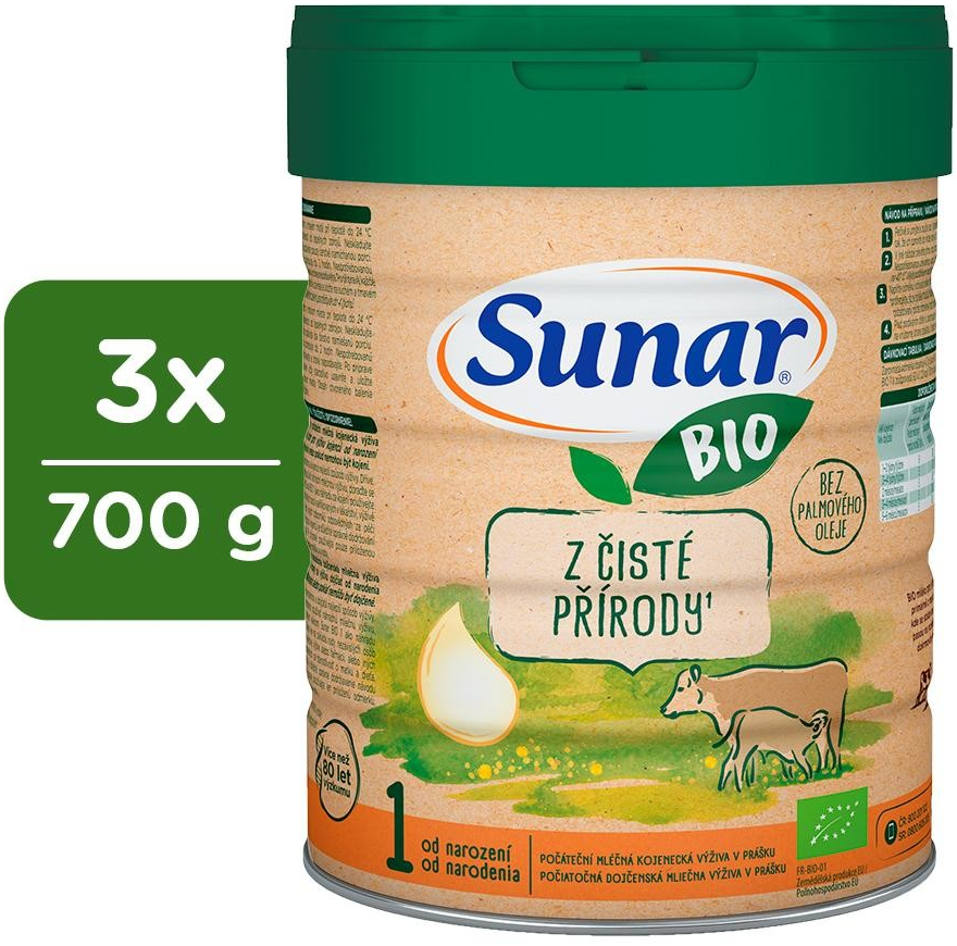 Sunar 1 BIO 3 x 700 g