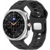 BStrap Silicone Grid remienok na Samsung Galaxy Watch 8, black BStrap Silicone Grid remienok na Samsung Galaxy Watch 8, black