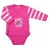 Baby Nellys Dojčenské body, dl. rukáv, zap. bokom Little Princess, ružová Baby Nellys Dojčenské body, dl. rukáv, zap. bokom Little Princess, ružová