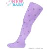 Detské bavlnené pančucháče 3D New Baby svetlo fialové Detské bavlnené pančucháče 3D New Baby svetlo fialové