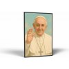 Náboženské Pápež František | Obraz Vintessia v ráme Rozmery obdĺžnik: 40x60, Rám: Čierny matný-alu Náboženské Pápež František | Obraz Vintessia v ráme Rozmery obdĺžnik: 40x60, Rám: Čierny matný-alu