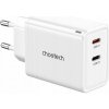 Choetech Nabíjačka Napájací adaptér 2x USB-C PD 65W Kocka na telefón Choetech Nabíjačka Napájací adaptér 2x USB-C PD 65W Kocka na telefón