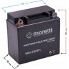 Motocyklový akumulátor Moretti AGM Gel MB9-BS 9Ah Motocyklový akumulátor Moretti AGM Gel MB9-BS 9Ah