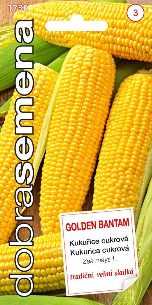 Dobré semená Kukurica cukrová - Golden Bantam 5g