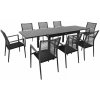 di volio Záhradný nábytok Gavo 8+1 šedý
