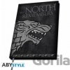 ABYstyle zápisník Game of Thrones Stark Premium A5 ABYstyle zápisník Game of Thrones Stark Premium A5