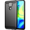 Púzdro Forcell Carbon Xiaomi Redmi Note 9 čierne