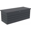 Záhradný box kovový 560 l čierny Záhradný box kovový 560 l čierny
