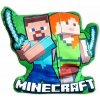 MLC Tvarovaný 3D vankúš Minecraft Alex a Steve 38x35 MLC Tvarovaný 3D vankúš Minecraft Alex a Steve 38x35
