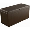 Keter Samoa rattan box 270L hnedý Keter Samoa rattan box 270L hnedý