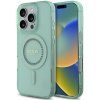 Guess IML kryt s kamienkami a MagSafe na iPhone 16 Pro (GUHMP16LPFTDTEN) - zelený Guess IML kryt s kamienkami a MagSafe na iPhone 16 Pro (GUHMP16LPFTDTEN) - zelený