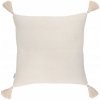 Dekoratívna obliečka na vankúš MORRIS ecru so strapcami 45x45 Dekoratívna obliečka na vankúš MORRIS ecru so strapcami 45x45