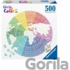 RAVENSBURGER Kulaté Kruh barev Mandala 500 dielov RAVENSBURGER Kulaté Kruh barev Mandala 500 dielov