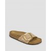 Dámske Béžové šľapky Birkenstock Madrid Big Buckle Lenb Narrow Dámske Béžové šľapky Birkenstock Madrid Big Buckle Lenb Narrow