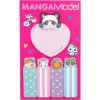 Samolepicí bločky Manga Model ASST Hvězdička, 5 ks Samolepicí bločky Manga Model ASST Hvězdička, 5 ks