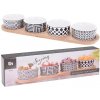 EXCELLENT HOUSEWARE Servírovací misky s podnosem sada 5 ks KO-278000220 EXCELLENT HOUSEWARE Servírovací misky s podnosem sada 5 ks KO-278000220