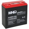 ABCtech MHPower MS20-12(L) Lithium baterie LiFePO4 12V/20Ah, Terminál LC1 - M5 ABCtech MHPower MS20-12(L) Lithium baterie LiFePO4 12V/20Ah, Terminál LC1 - M5