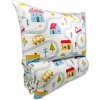 Krepové dětské povlečení 140x200, 70x90cm Městečko Krepové dětské povlečení 140x200, 70x90cm Městečko