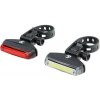 LAMPA Sada COB LED svetiel na bicykel pred+ zad (20 + 10 LAMPA Sada COB LED svetiel na bicykel pred+ zad (20 + 10