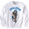 Billie Eilish Crewneck Bling Muž Unisex Biela Billie Eilish Crewneck Bling Muž Unisex Biela