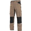 Canis CXS Pracovné nohavice CXS STRETCH béžovo čierne